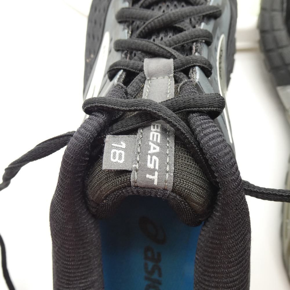 Brooks Beast 18 Mens Running Shoes Black Grey 1102821D004 Size 11.5 Medium D - Picture 9 of 10